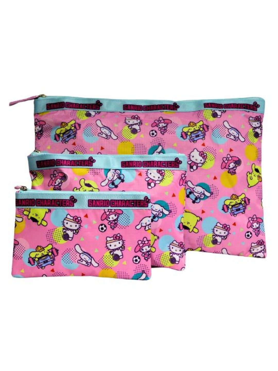Sanrio Characters Sports 3-envelope pouch set (No Color- Image 4)