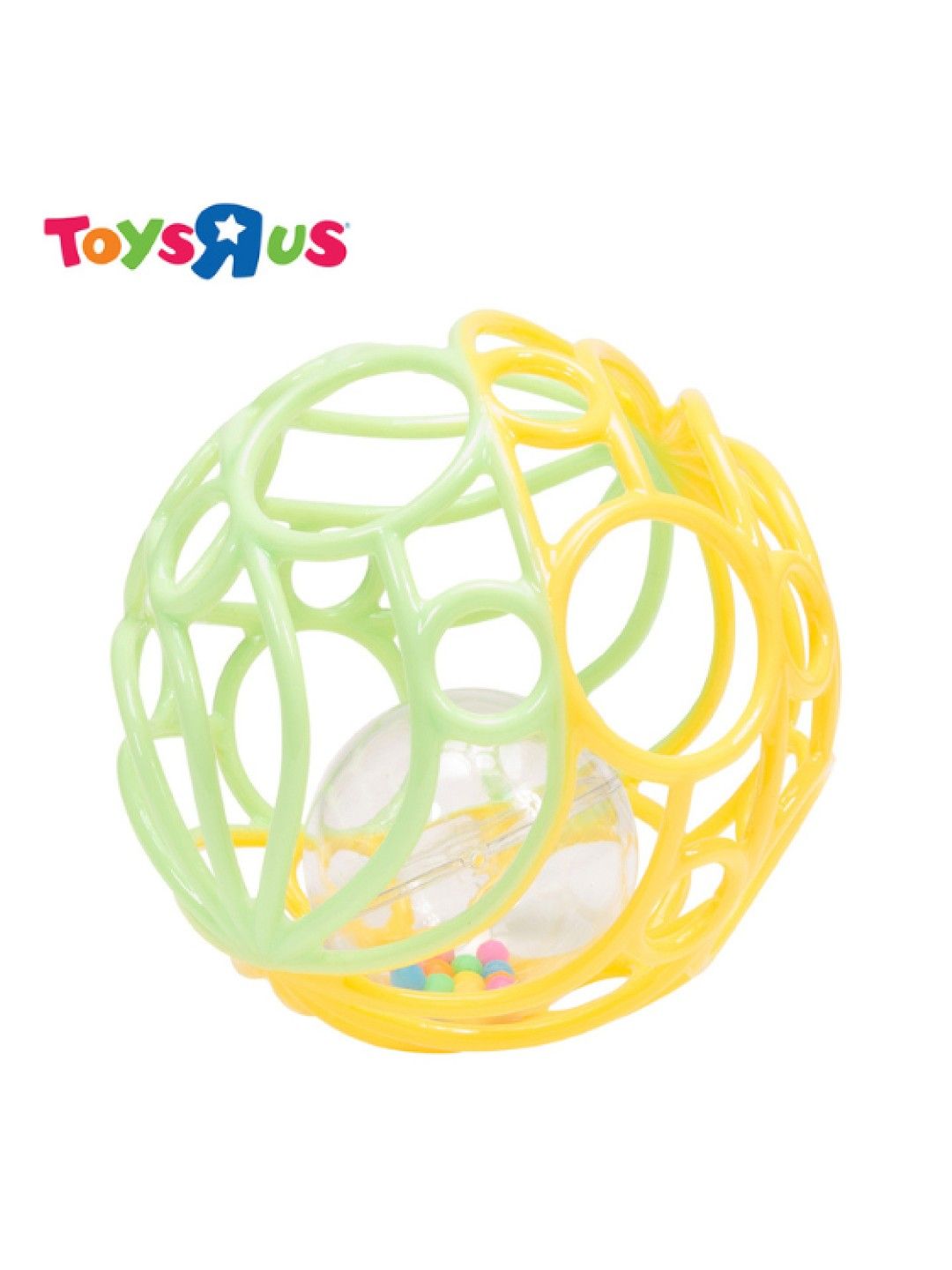 Toys R Us Top Tots Rattle 'n Roll Ball (Yellow and Green) (No Color- Image 1)