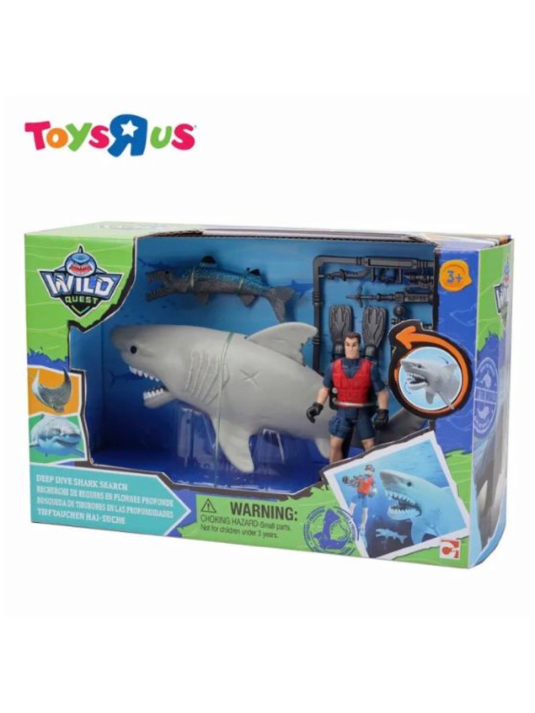 Toys R Us Wild Quest Deep Dive Shark Search (No Color- Image 4)