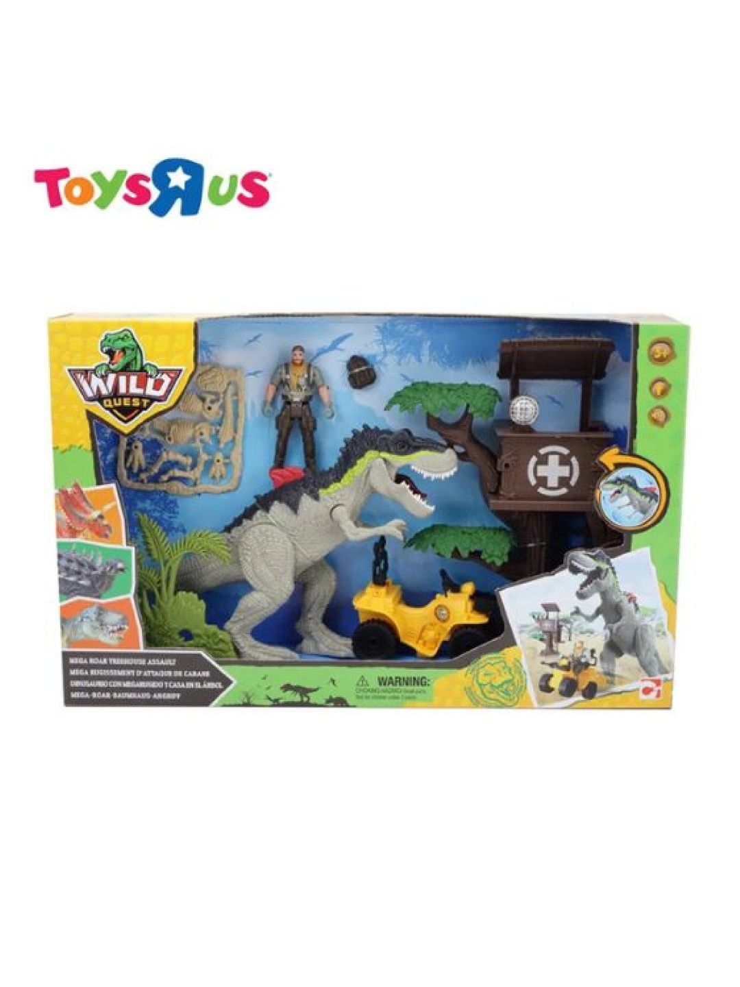 Toys R Us Wild Quest Light and Sound Playset - Mega Roar Treehouse Assault (No Color- Image 4)