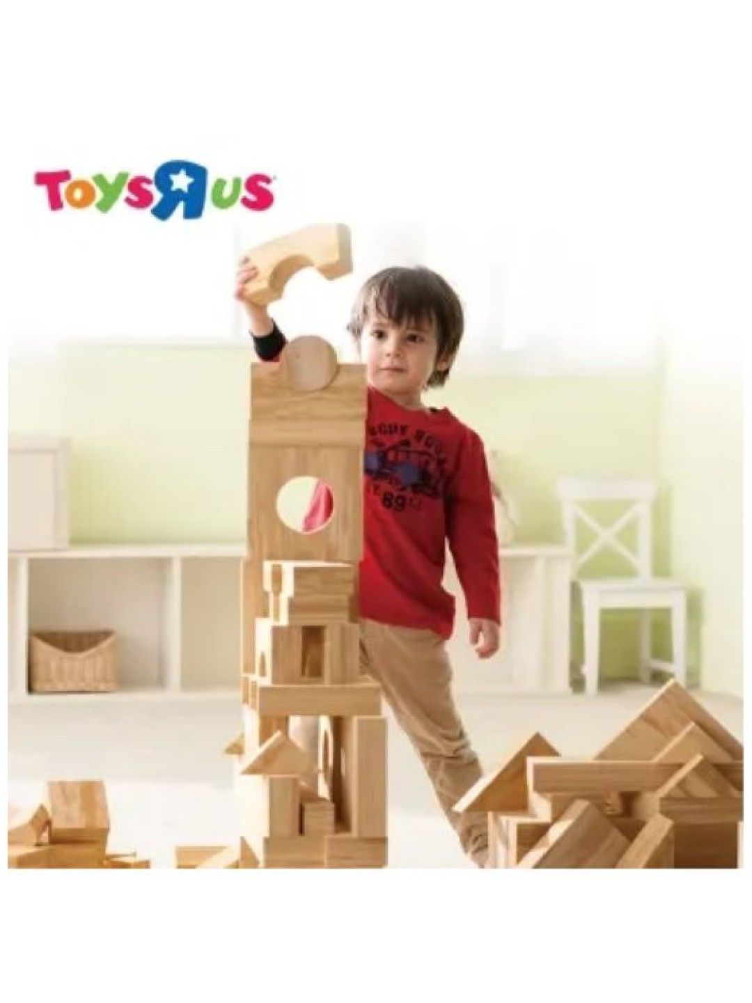 Toys R Us Weplay Softwood Blocks 4cm 40 pieces (No Color- Image 4)