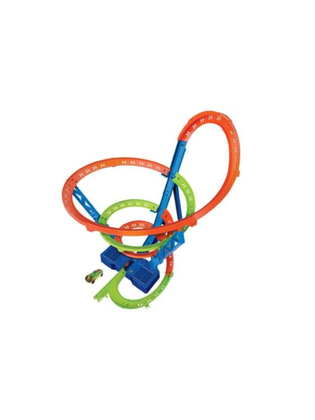 Hot Wheels Toy Car Track Set Spiral Speed Crash (No Color- Image 3)