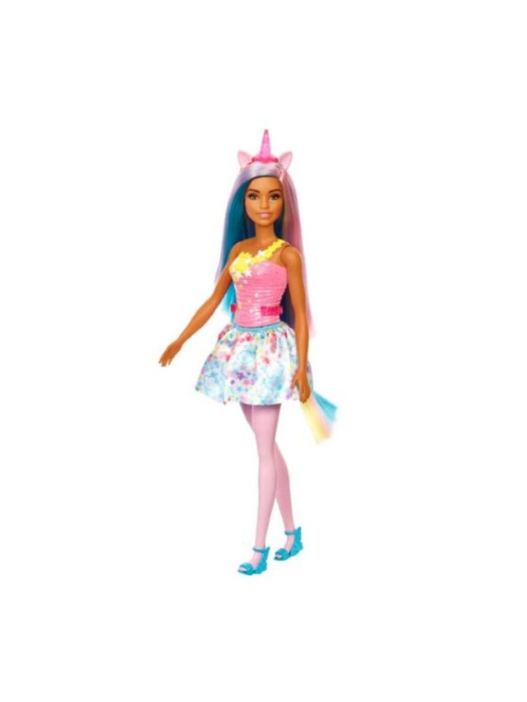 Barbie Dreamtopia Unicorn Doll In Rainbow Look (No Color- Image 1)