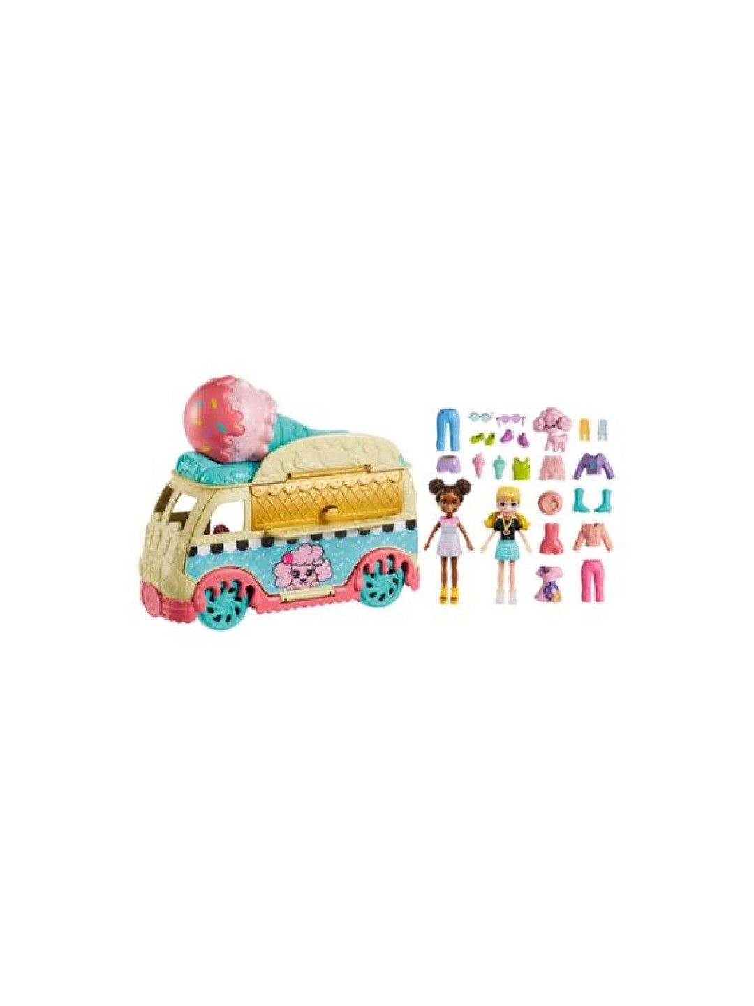 Polly Pocket Ice Cream Truck (No Color- Image 2)