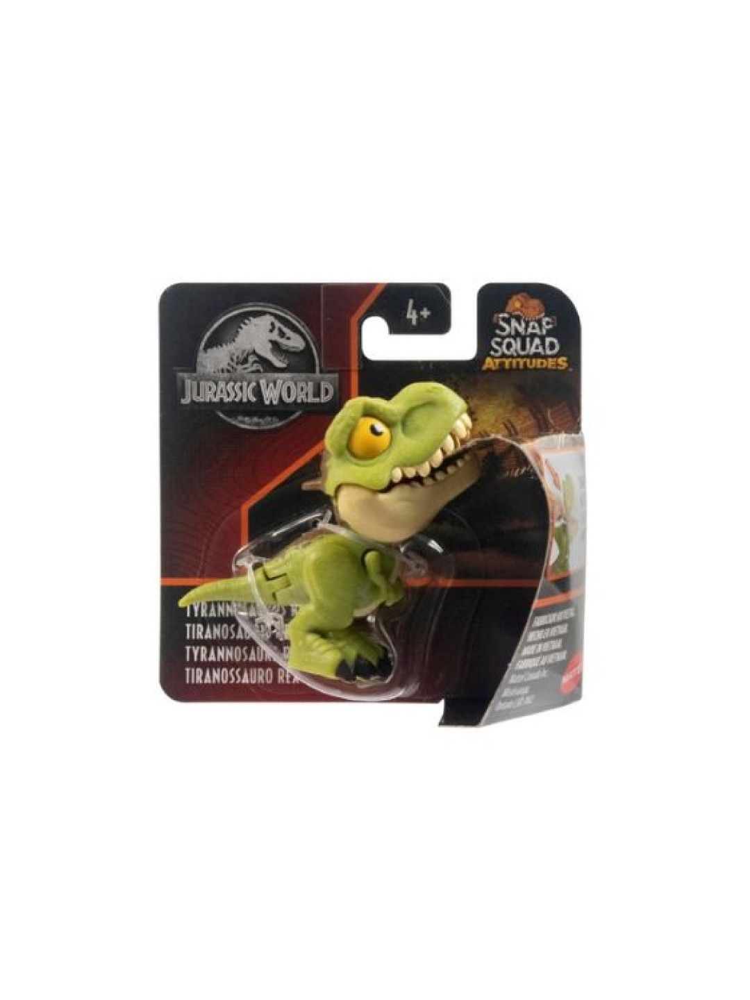 Jurassic World Snap Squad Attitudes Tyrannosaurus Rex (T-Rex) Dinosaur (No Color- Image 4)