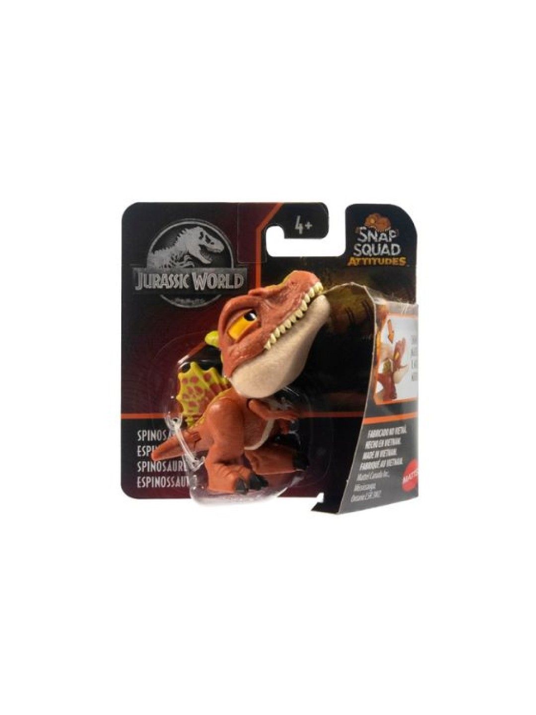 Jurassic World Snap Squad Attitudes Spinosaurus Dinosaur (No Color- Image 4)