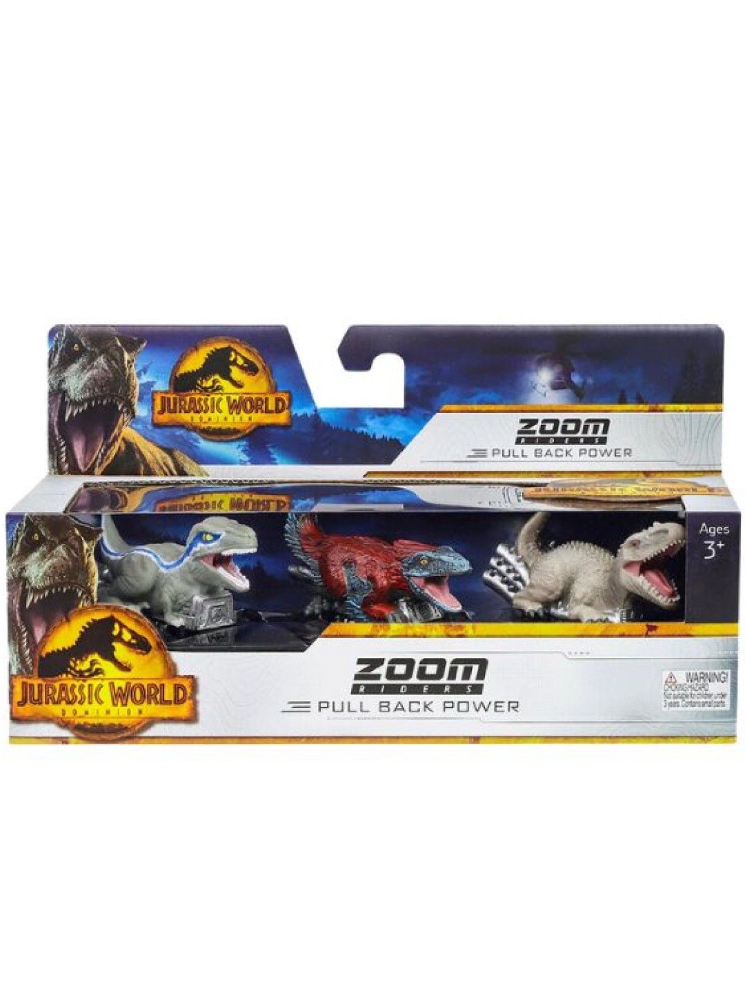 Jurassic World Jurassic Zoom Riders Dominion 3 Pack - 2 Assortment (No Color- Image 4)