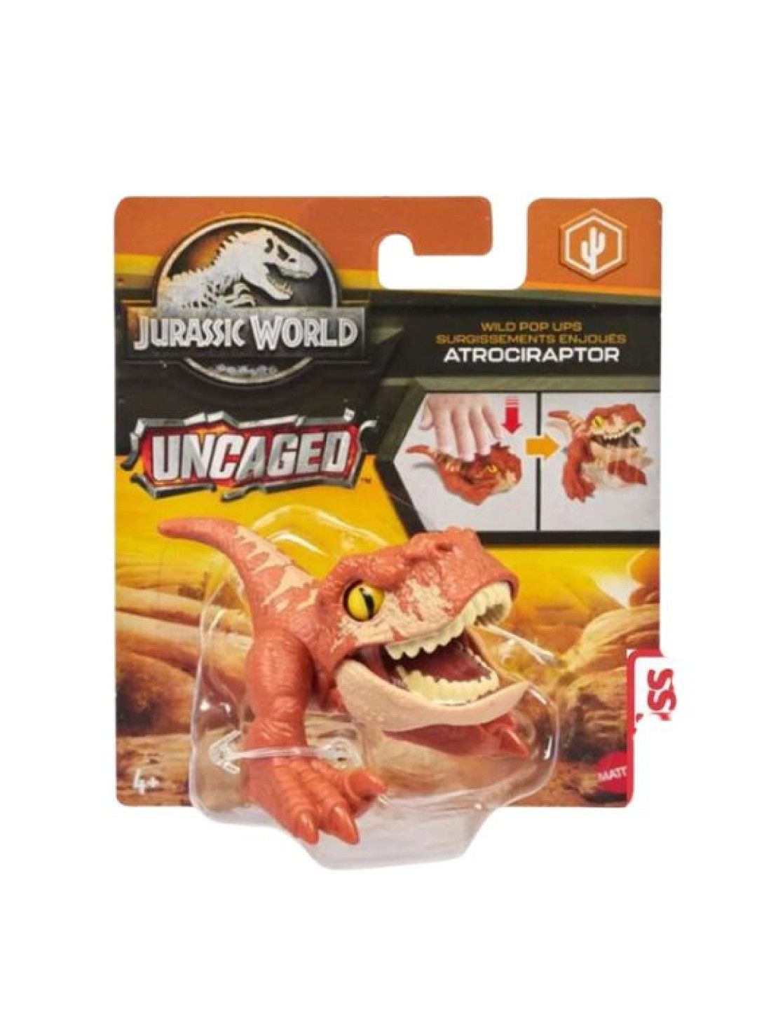 Jurassic World Uncaged Wild Pop Up Speed Dino Red (No Color- Image 4)