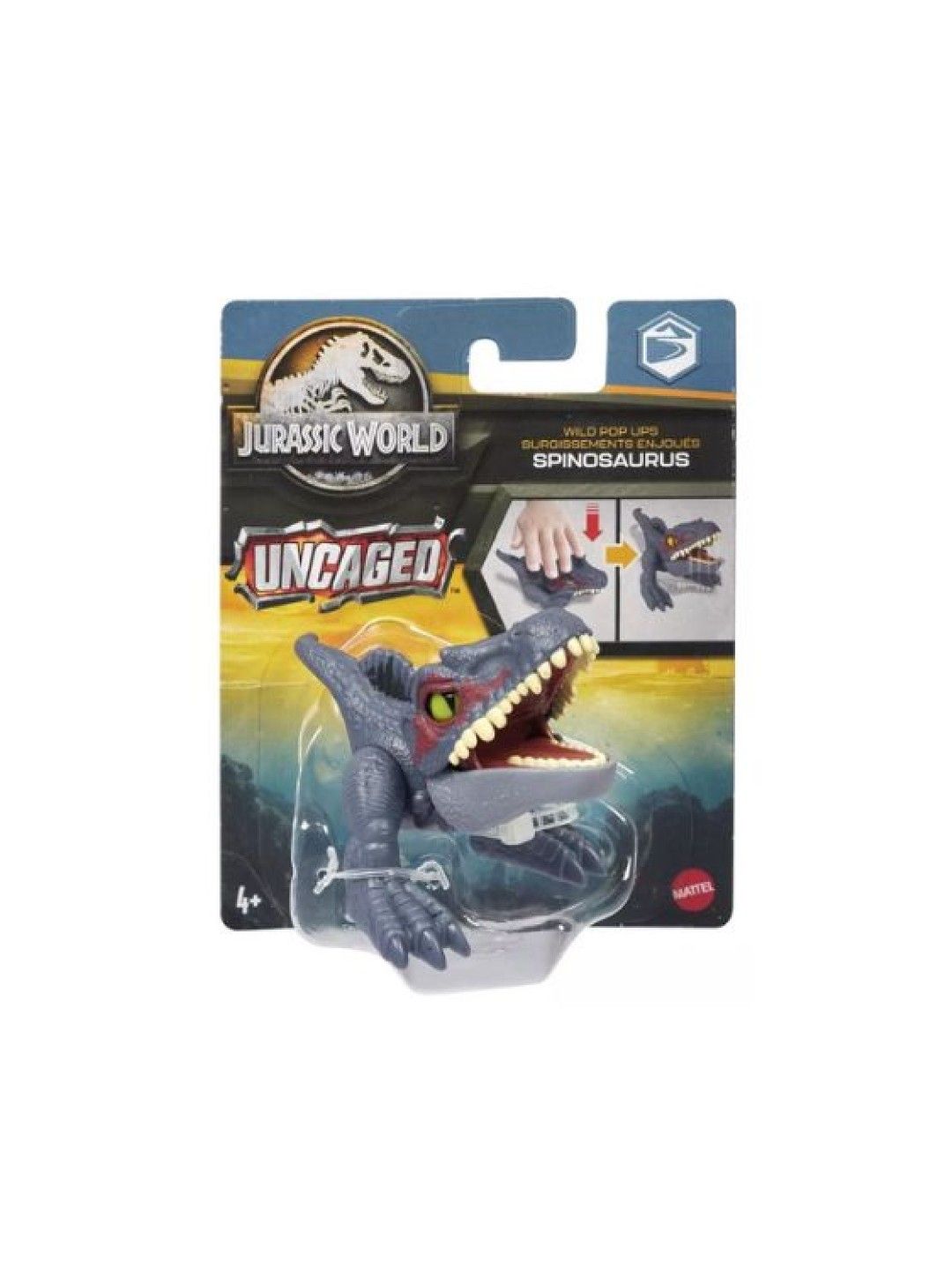 Jurassic World Uncaged Wild Pop Up Spinosaurus (No Color- Image 4)