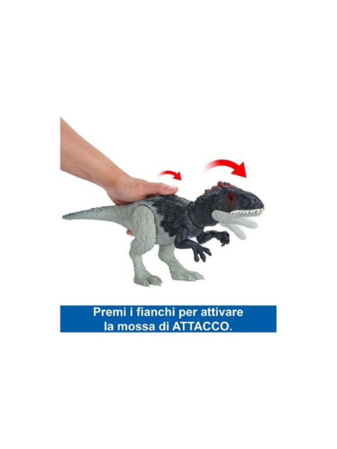 Jurassic World Wild Roar Eocarcaria (No Color- Image 4)