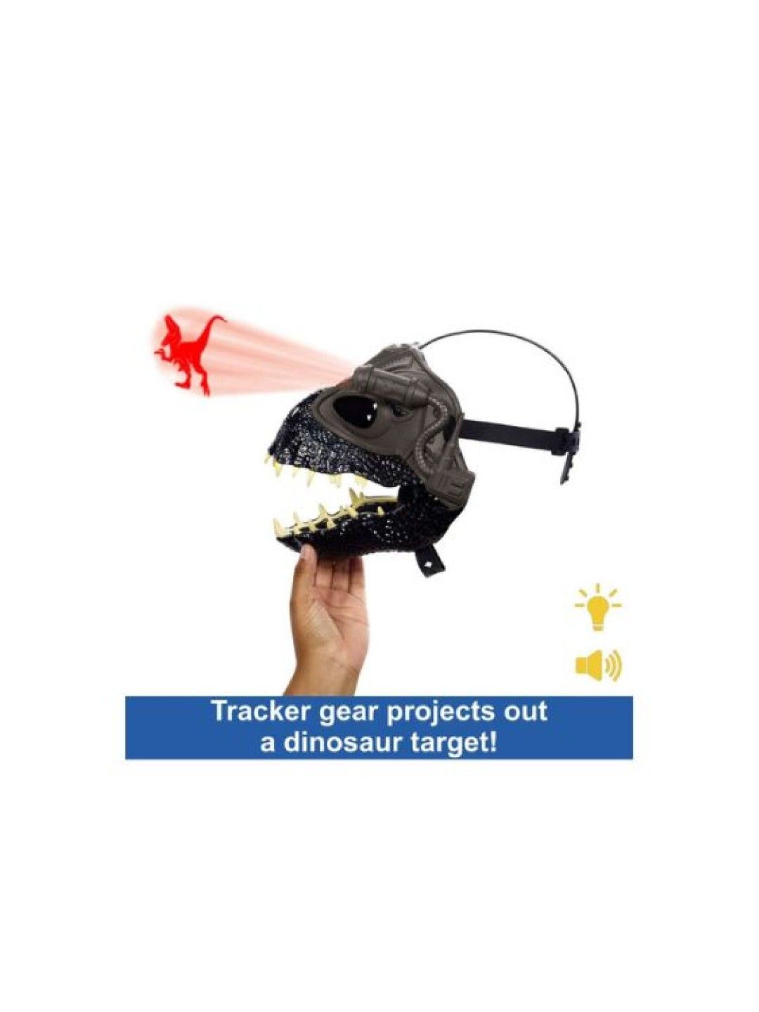 Jurassic World Track 'N Roar Indoraptor Mask (No Color- Image 4)