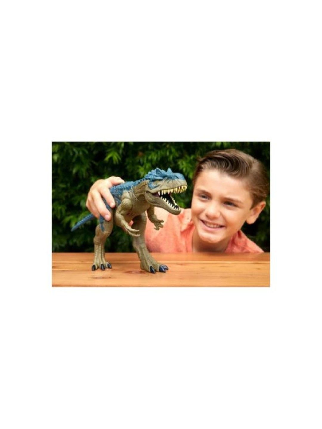 Jurassic World Ruthless Rampagin Allosaurus Dinosaur  with Continuous Chew Attack (No Color- Image 4)