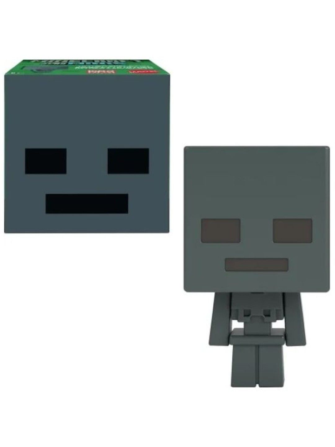 Minecraft Head Boxed Mini Figures - Wither Skeletoneton (No Color- Image 4)