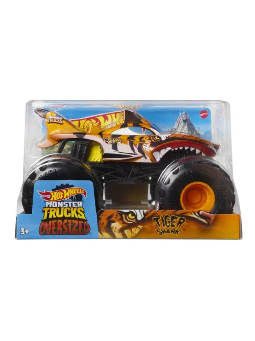 Hot Wheels Oversized Monster Trucks 1:24 Scale Tiger Shark (No Color- Image 4)