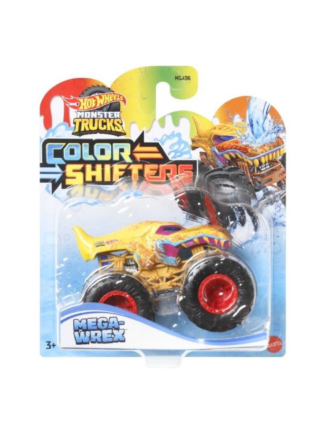 Hot Wheels Monster Trucks Color Shifters™ Mega Wrex™ Vehicle (No Color- Image 4)