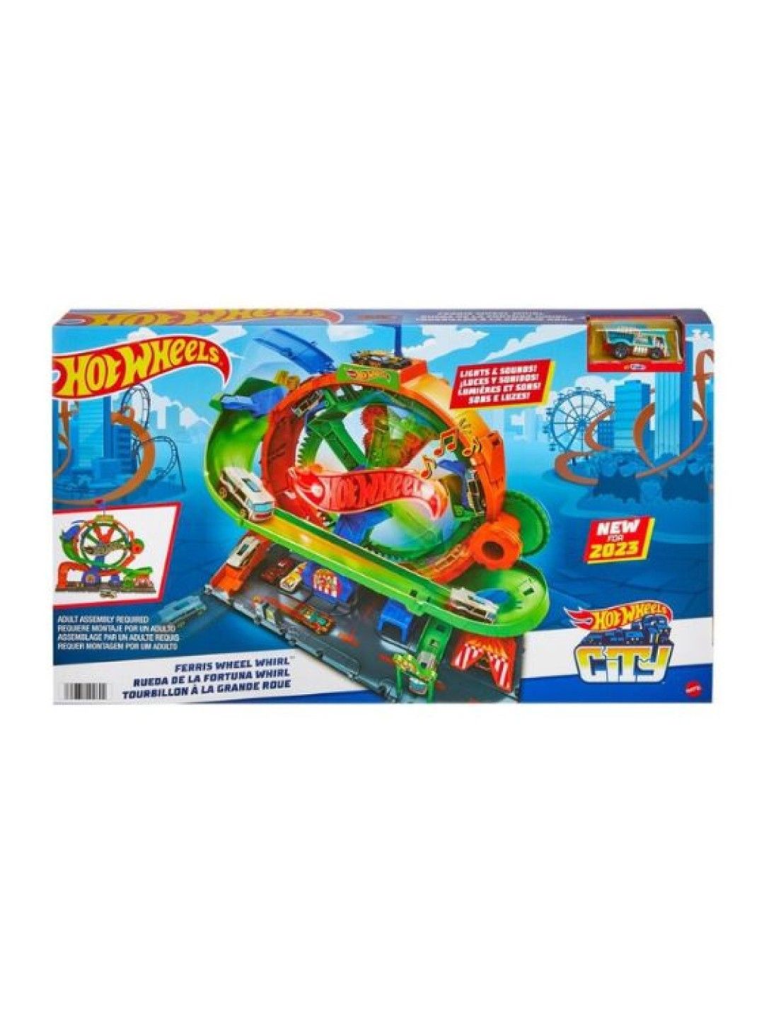 Hot Wheels City Ferris Wheel Whirl (No Color- Image 4)