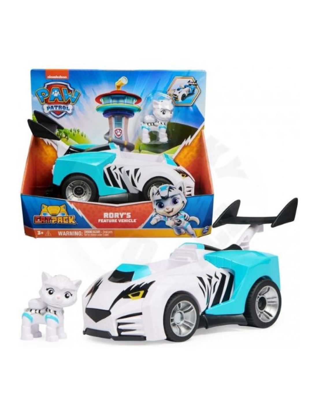 Paw Patrol Rory with his Transformable Car (No Color- Image 4)