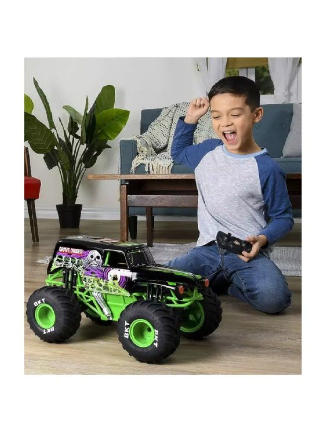 Monster Jam 1:15th Grave Digger (No Color- Image 4)