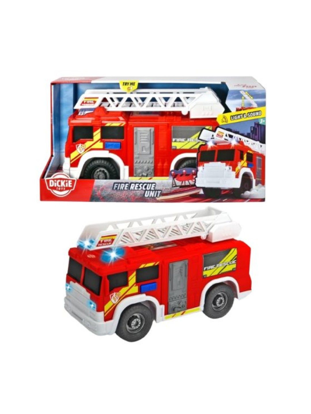 Dickie Toys Fire Rescue Unit (No Color- Image 4)