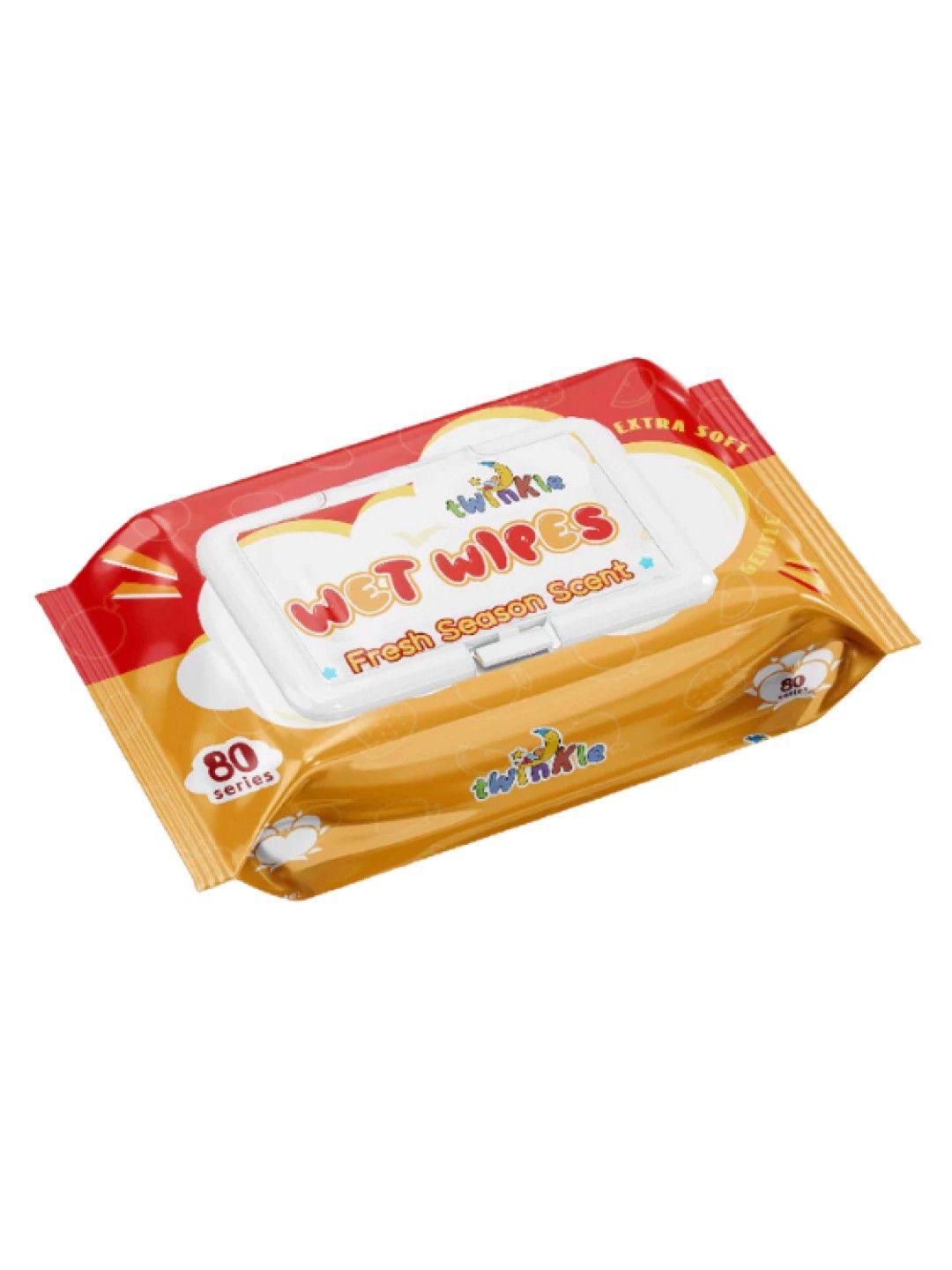 PanPee Twinkle Wet Wipes - Fresh Season Scent 80s (10 pack) (No Color- Image 2)