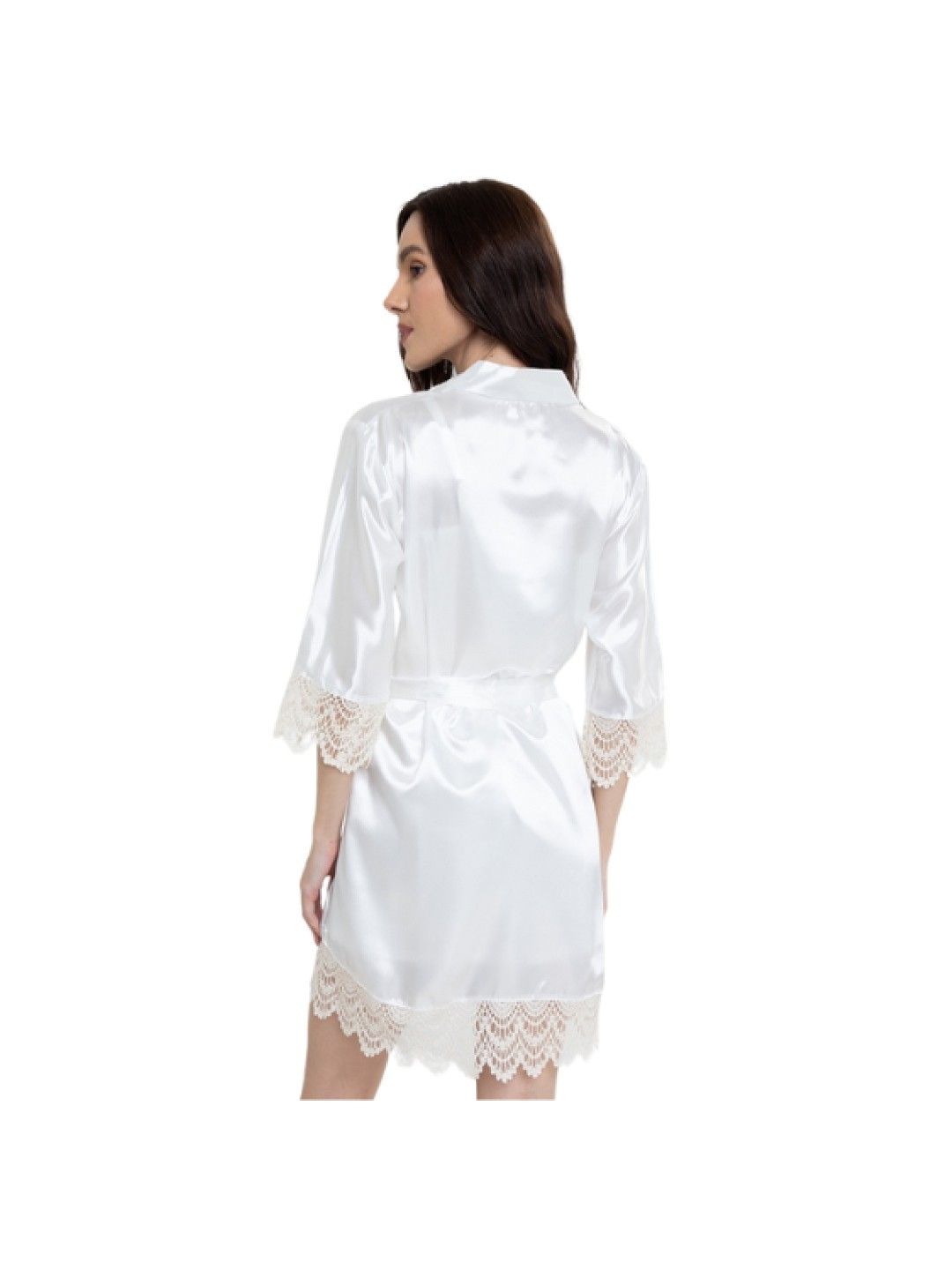 SleepyHead Pia Kimono Robe (White- Image 2)