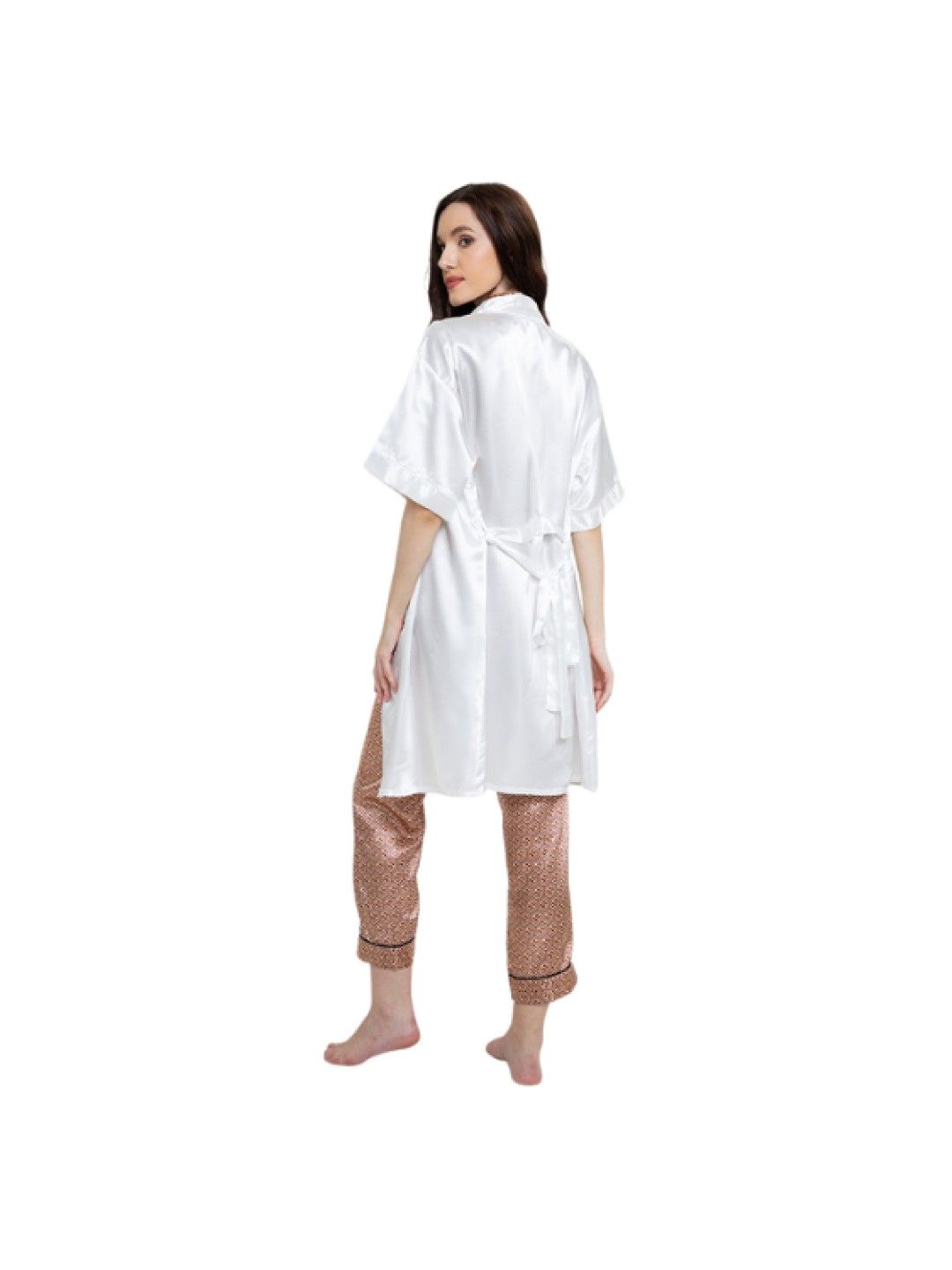 SleepyHead Faith Kimono Robe (White- Image 2)