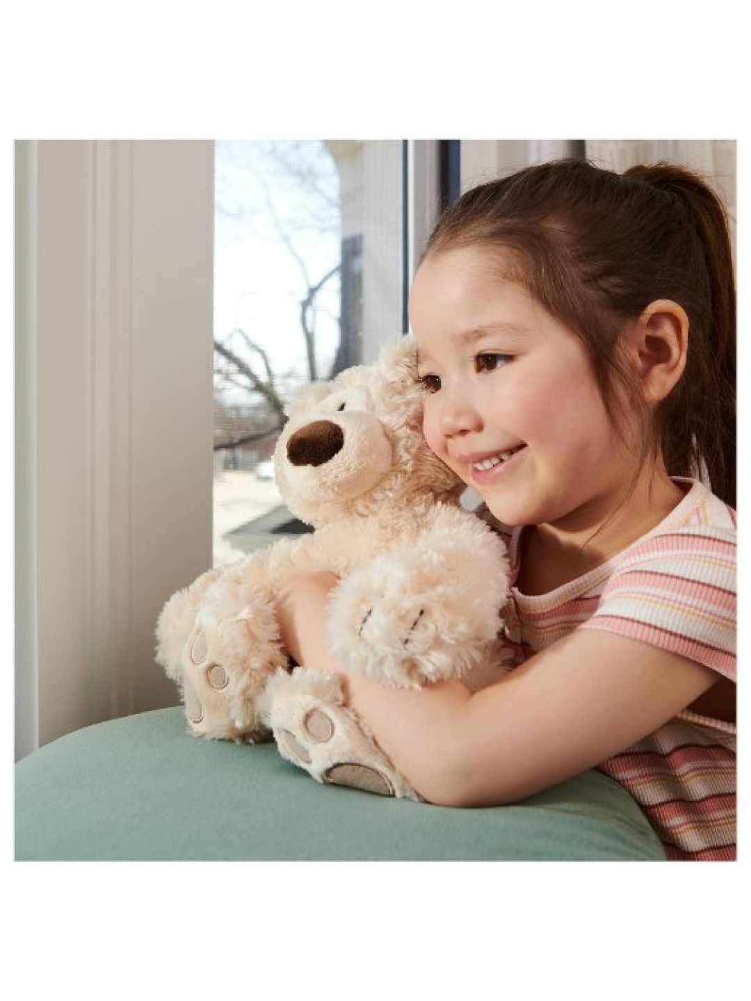 Gund Philbin Beige Bear 12" Plush toy (No Color- Image 4)