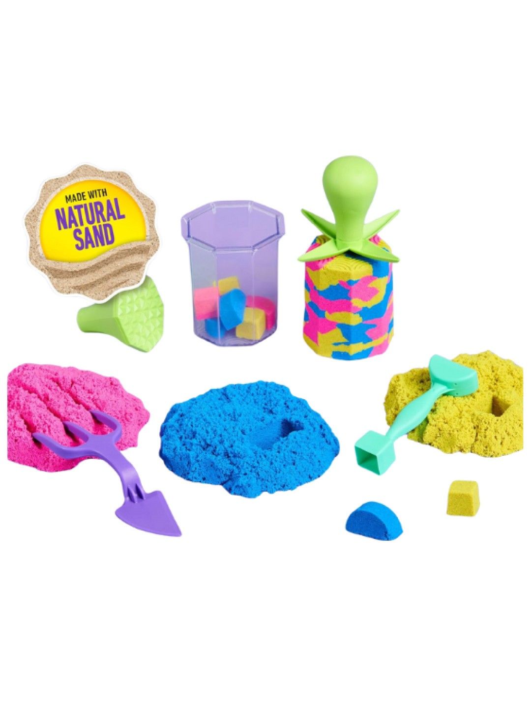 Kinetic Sand Play Sand - Squish n Create Playset (No Color- Image 2)