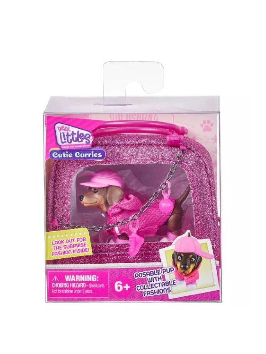 Real Littles Season 5 Cutie Carriers Pack - Dachshund (No Color- Image 4)