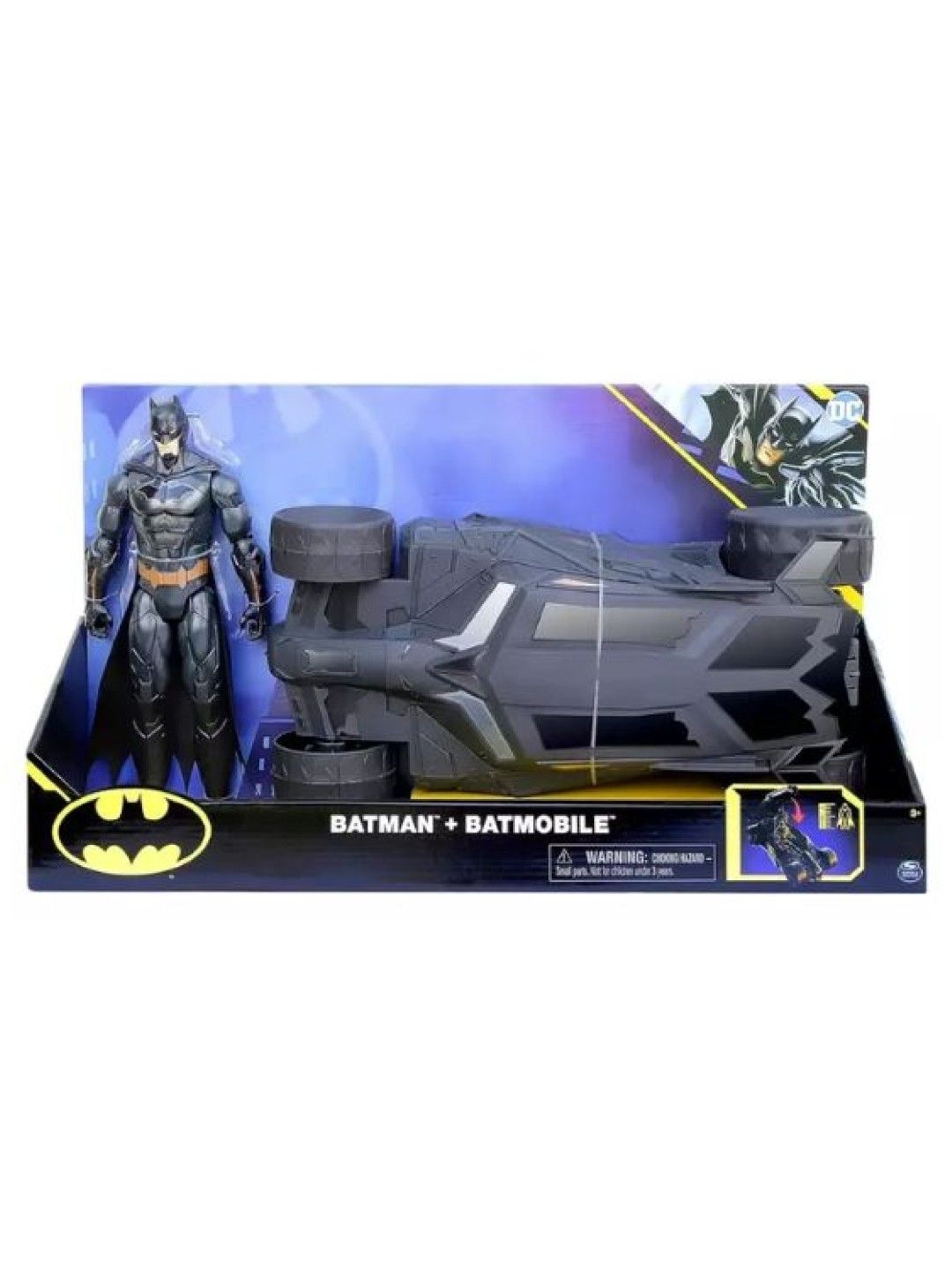 Batman DC Comics 30cm Batmobile Vehicle and 30cm Articulated Figure (No Color- Image 4)