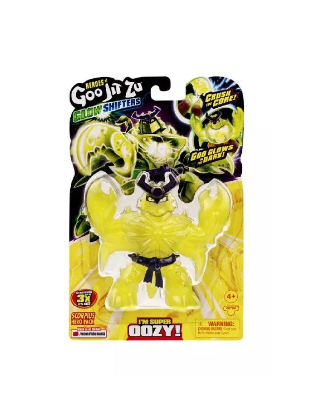 Heroes of Goo Jit Zu Glow Shifters Hero Pack - Scorpius (No Color- Image 4)