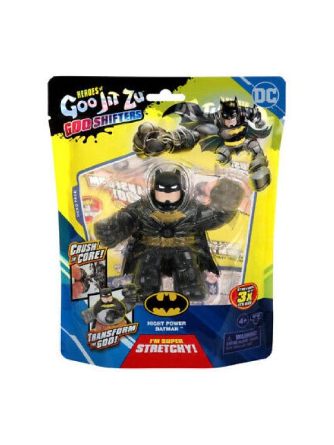 Heroes of Goo Jit Zu Goo Shifters DC Super Hero - Night Power Batman (No Color- Image 4)