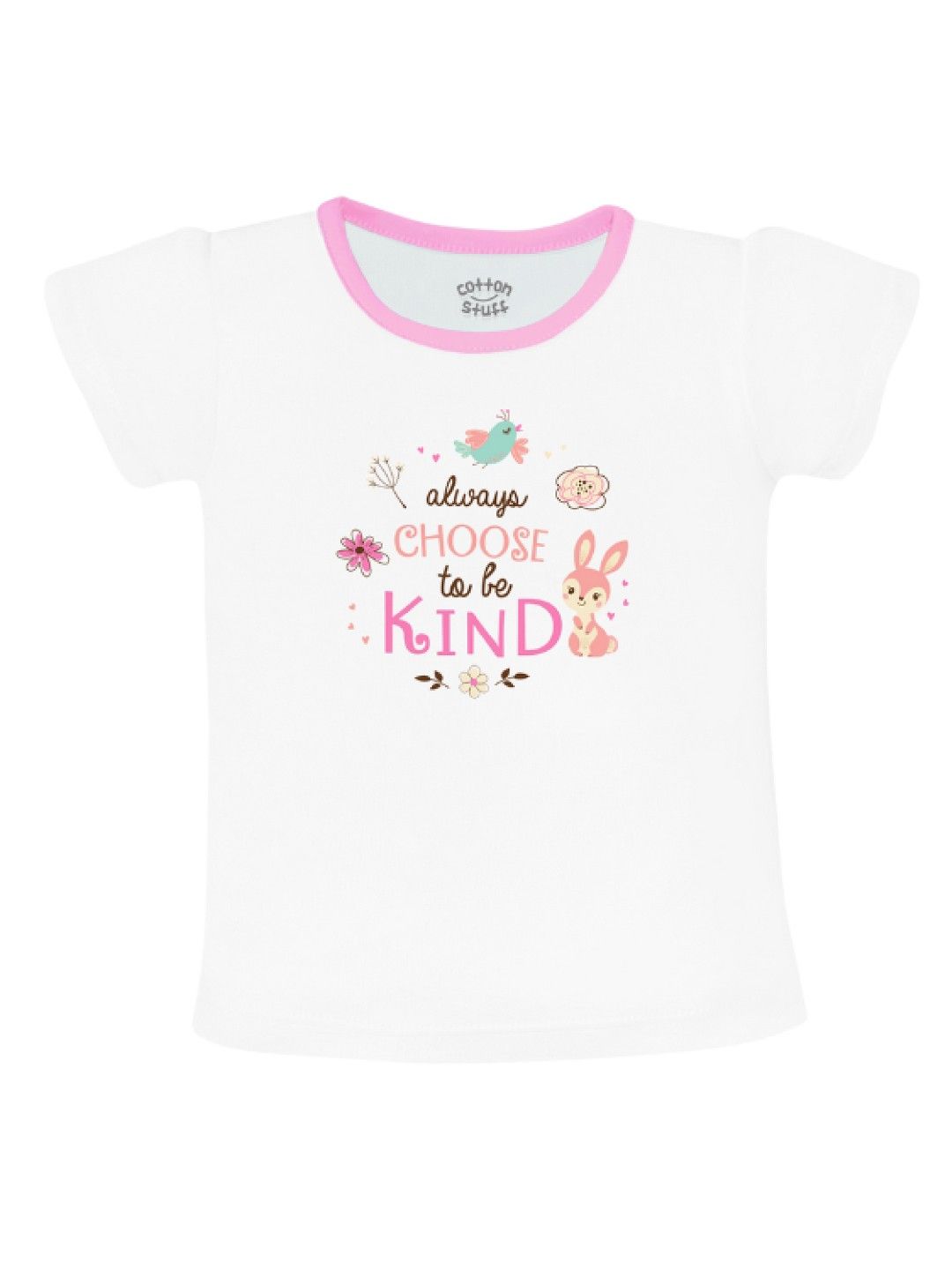 Cotton Stuff 3-piece Short Sleeve Fitted Blouse (Watch Me Grow - Girl) (No Color- Image 4)