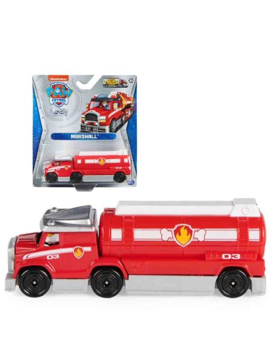 Paw Patrol Diecast True Metal 1:55 Marshall (No Color- Image 4)