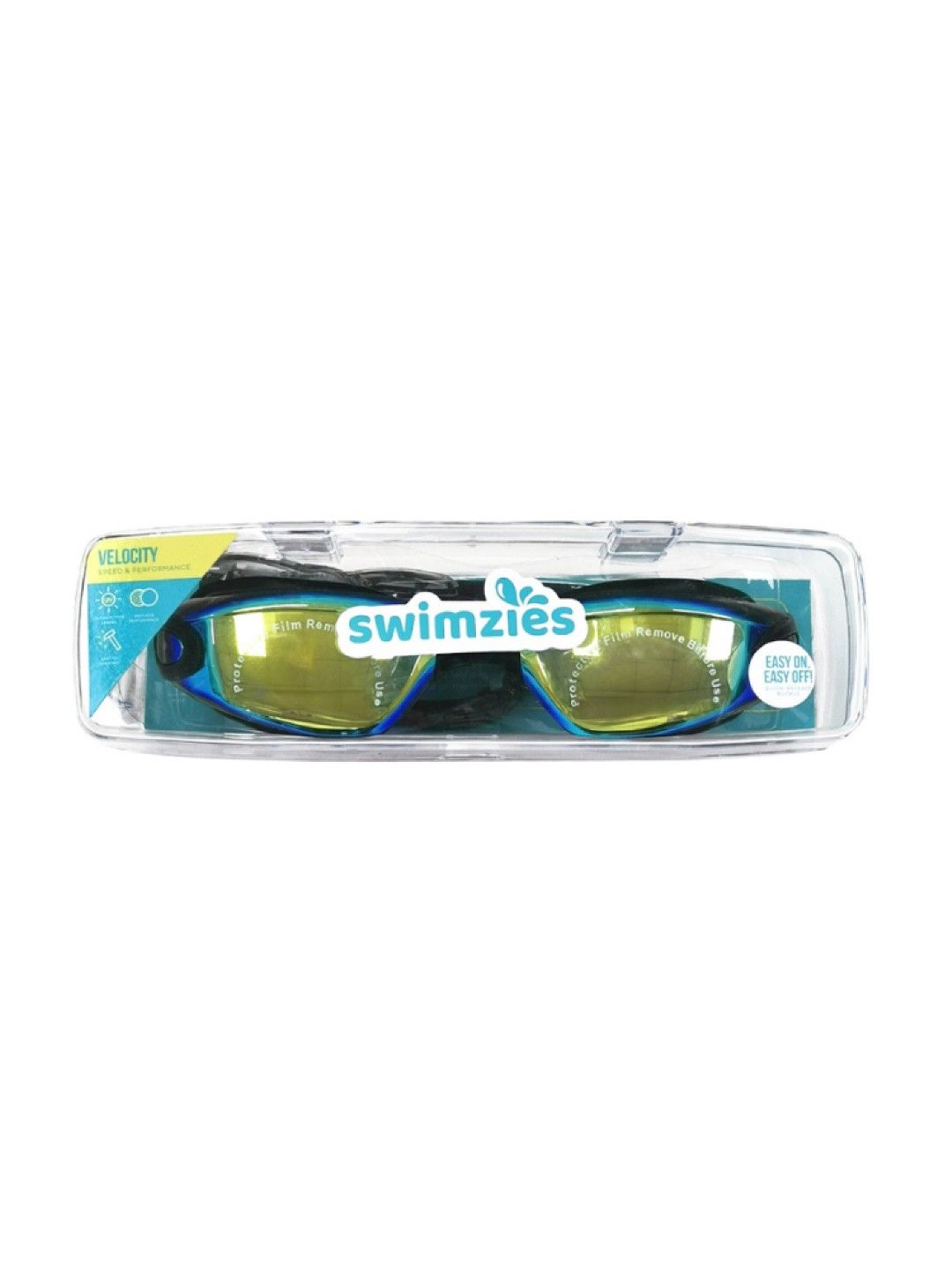 SWIMZIES Kids Swimming Goggles - Velocity Polarized Black (No Color- Image 4)
