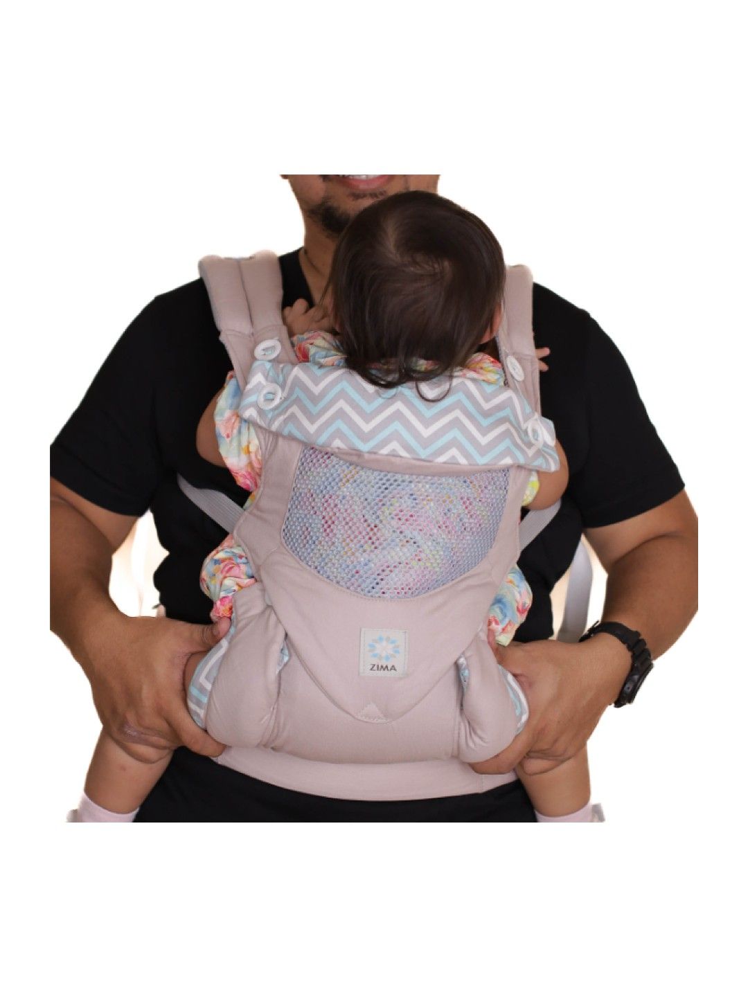 Zima Mesh Baby Carrier (Light Gray- Image 3)