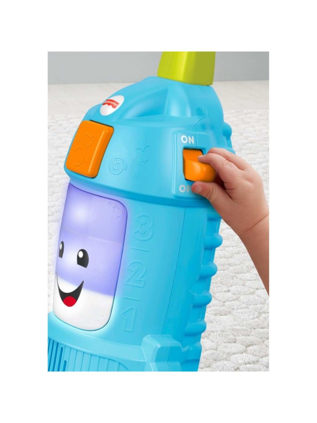 Fisher Price Laugh and Learn Light-Up Learning Vacuum Electronic Toddler Push Toy (No Color- Image 4)