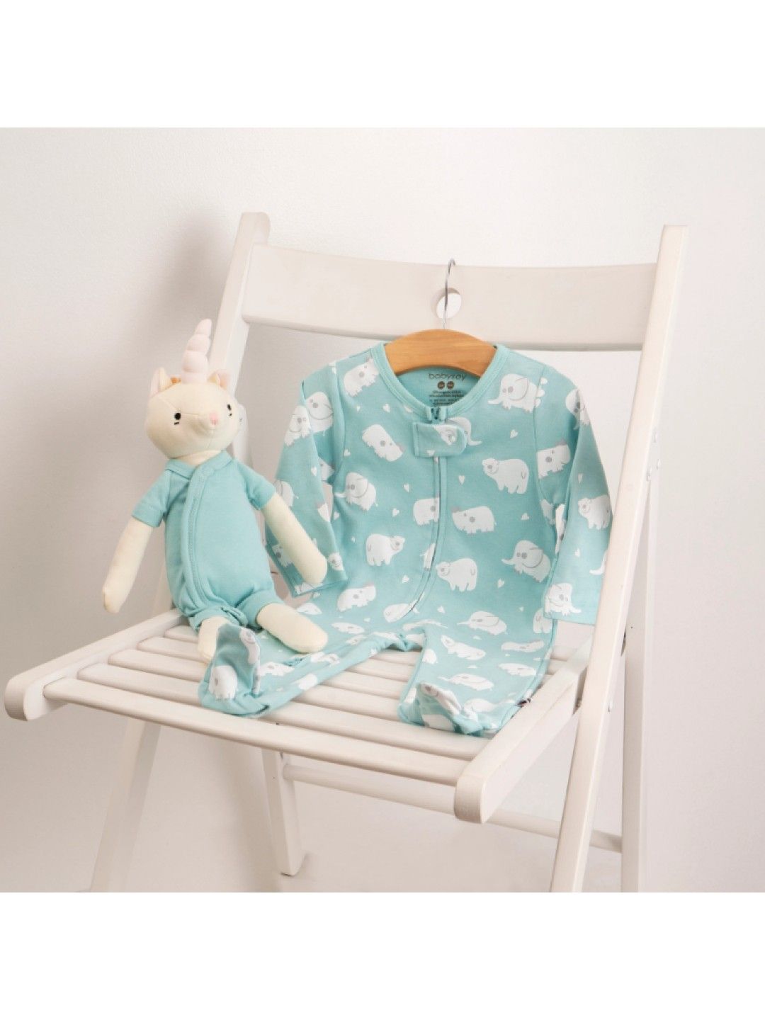 Babysoy Animal Harbor Zipper Footie (No Color- Image 4)