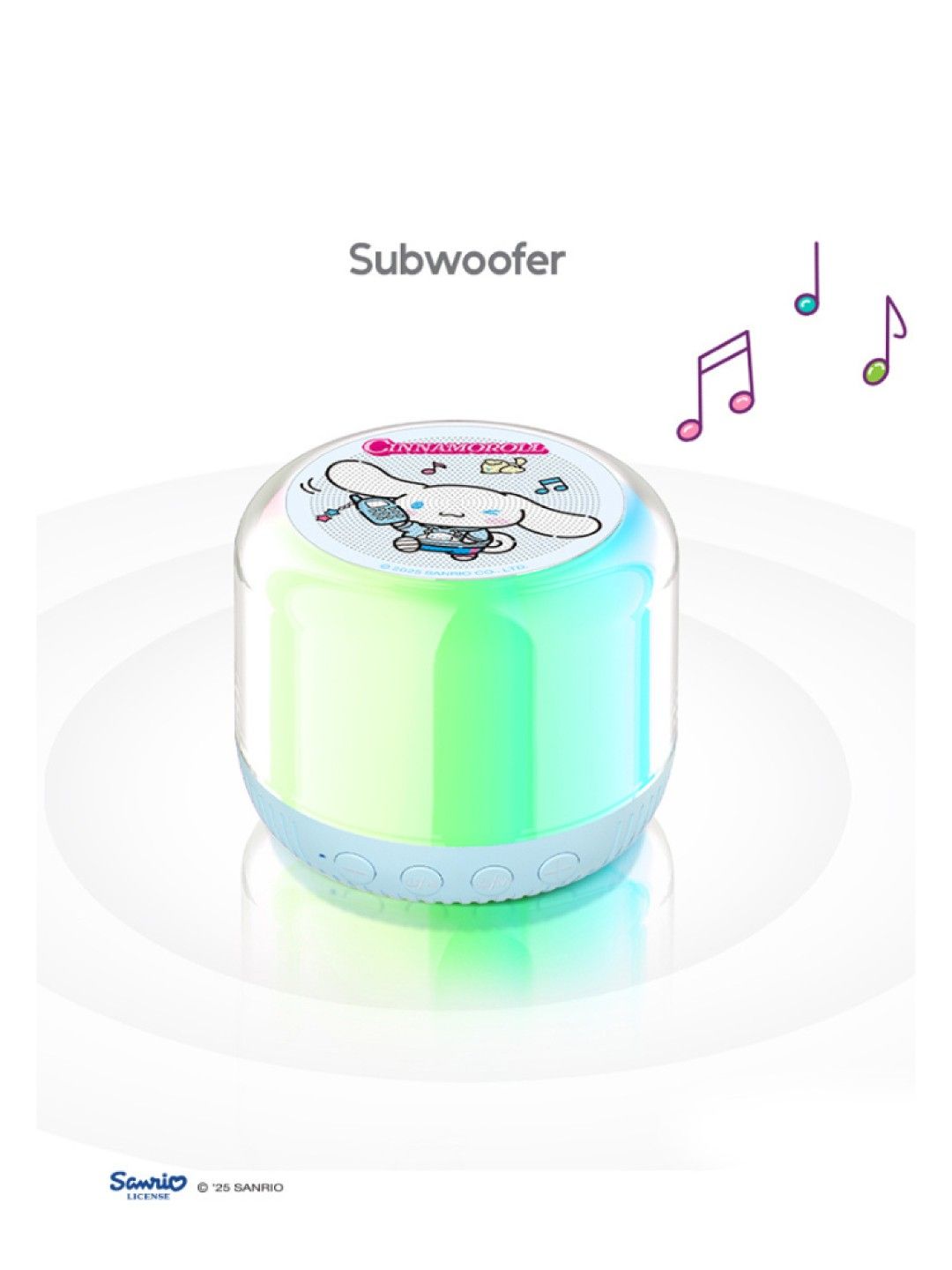 Cherry Sanrio Characters Cinnamoroll Bluetooth Speaker (No Color- Image 4)