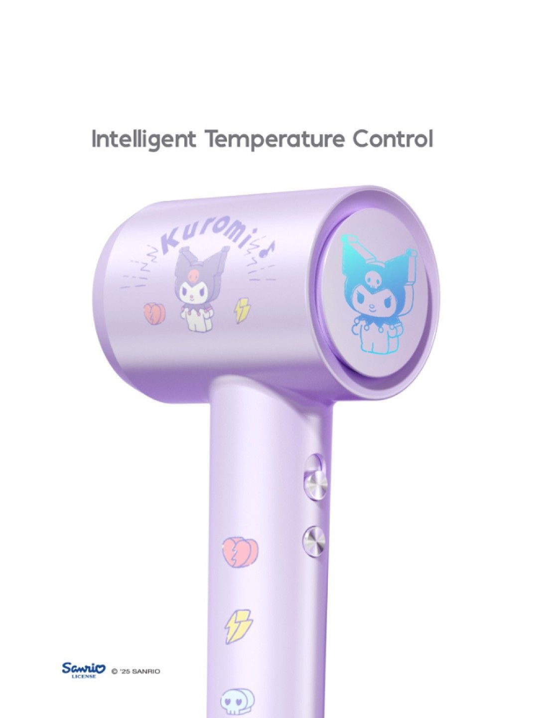 Cherry Sanrio Characters Kuromi High-Speed Hair Dryer (No Color- Image 4)