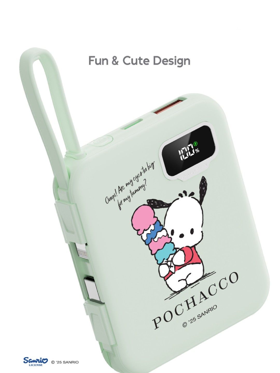 Cherry Sanrio Characters Pochacco Powerbank 5000mAh (No Color- Image 3)