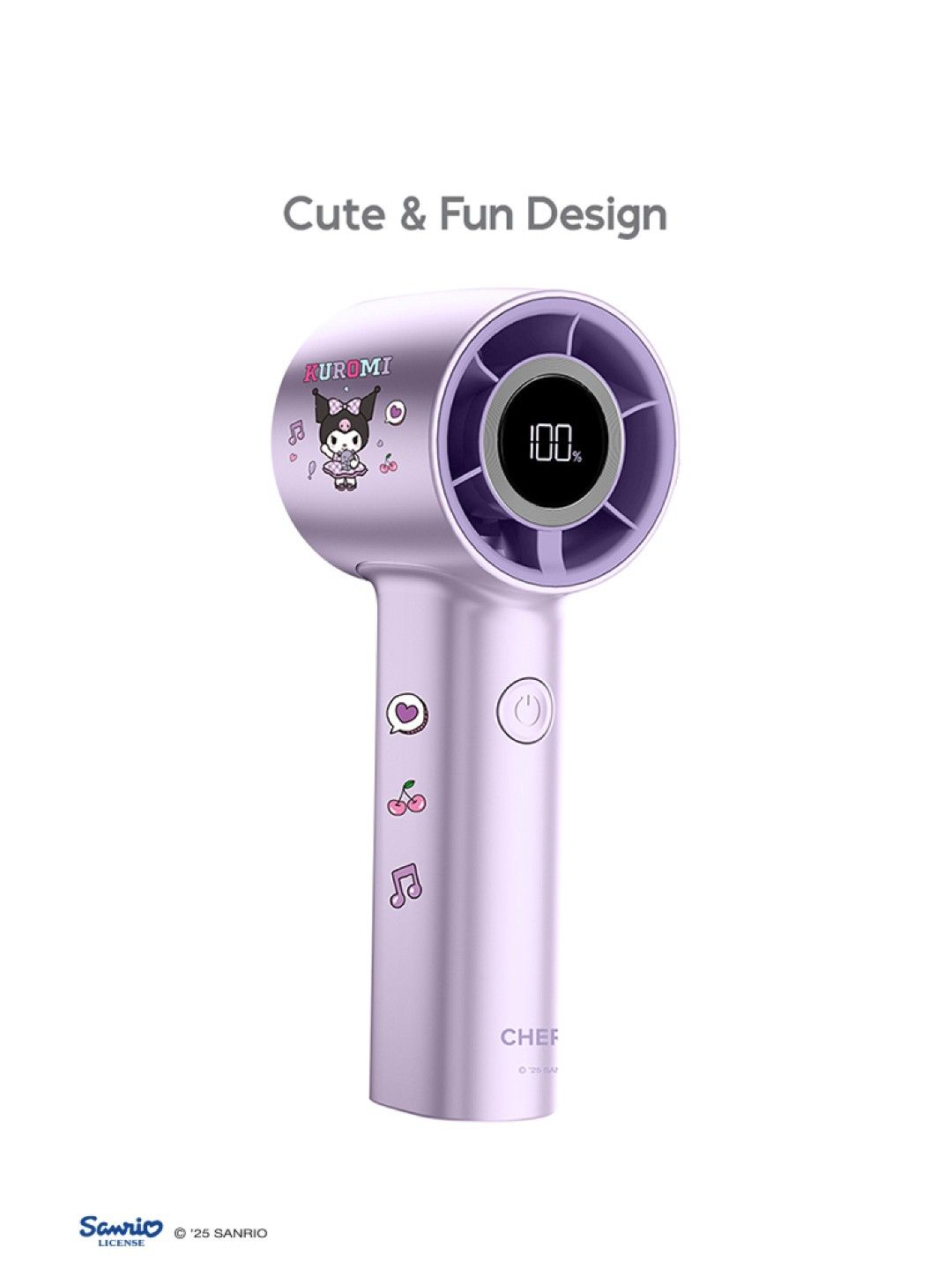 Cherry Kuromi Mini Turbo Fan (No Color- Image 3)