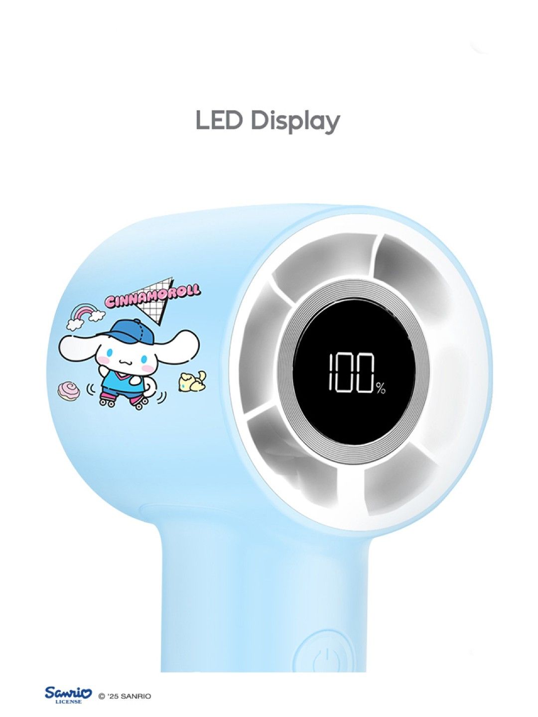 Cherry Sanrio Characters Cinnamoroll Mini Turbo Fan (No Color- Image 4)