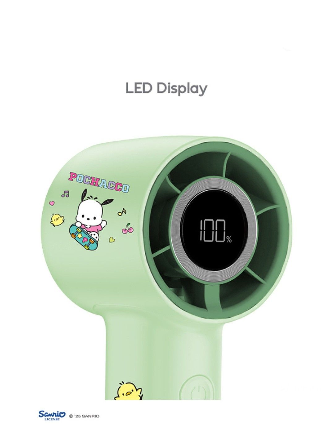 Cherry Sanrio Characters Pochacco Mini Turbo Fan (No Color- Image 4)