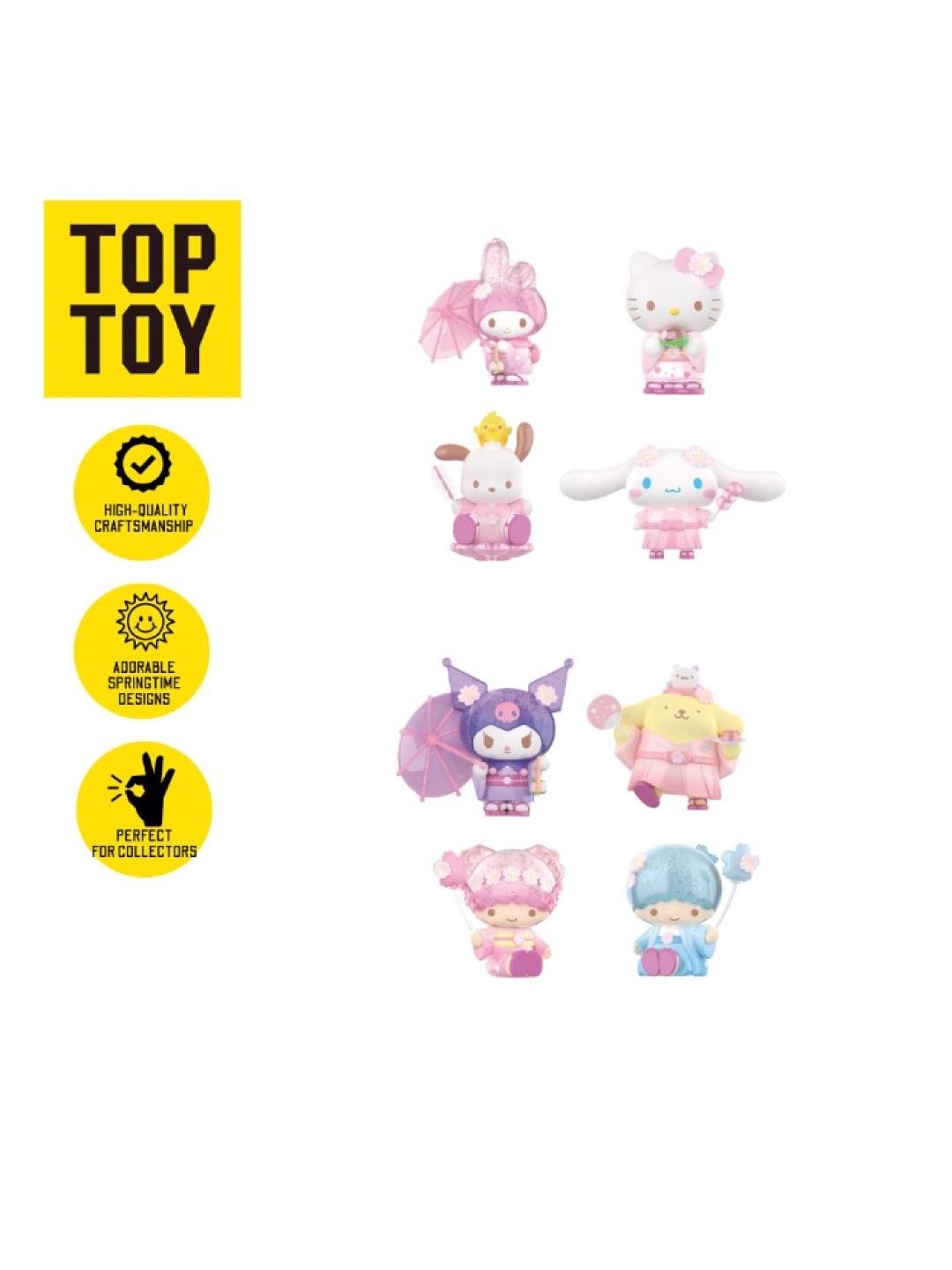 TOP TOY Original Sanrio Characters Blossom and Wagashi Series Blind Box (No Color- Image 4)