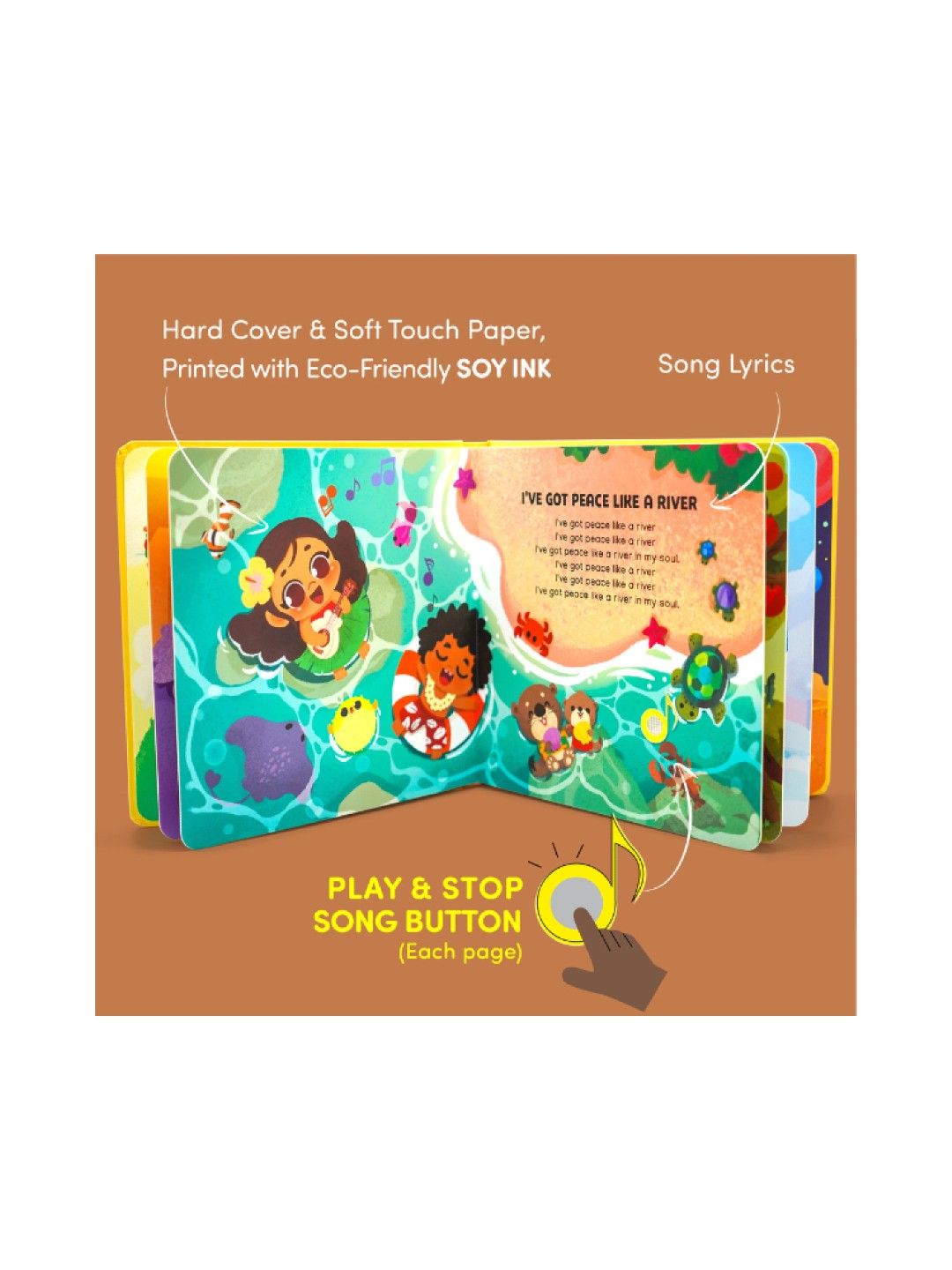 Hello 2 Kids Praise The Lord Sound Book (No Color- Image 4)