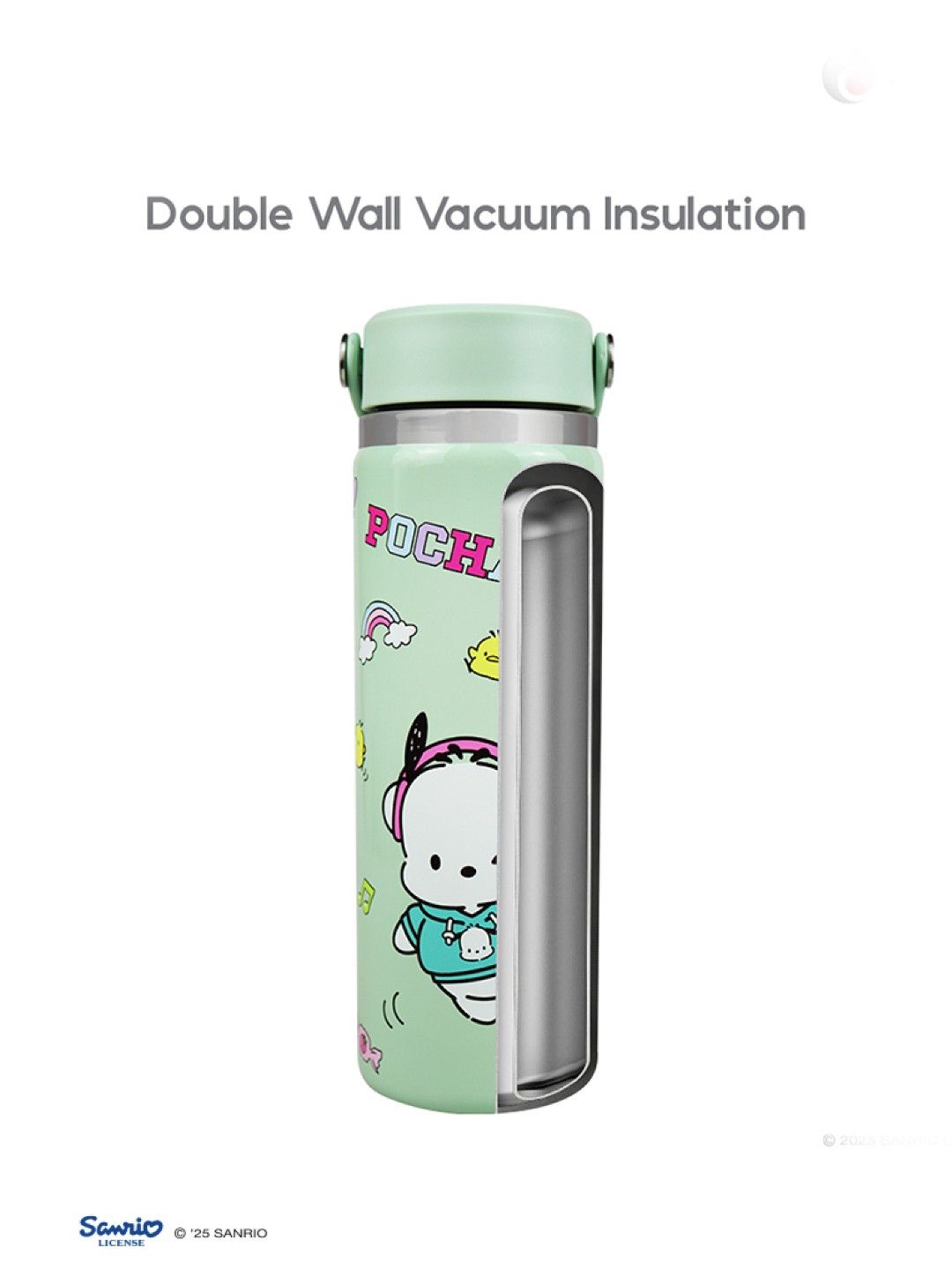 Cherry Sanrio Characters Pochacco Flask 22oz v2 (No Color- Image 2)