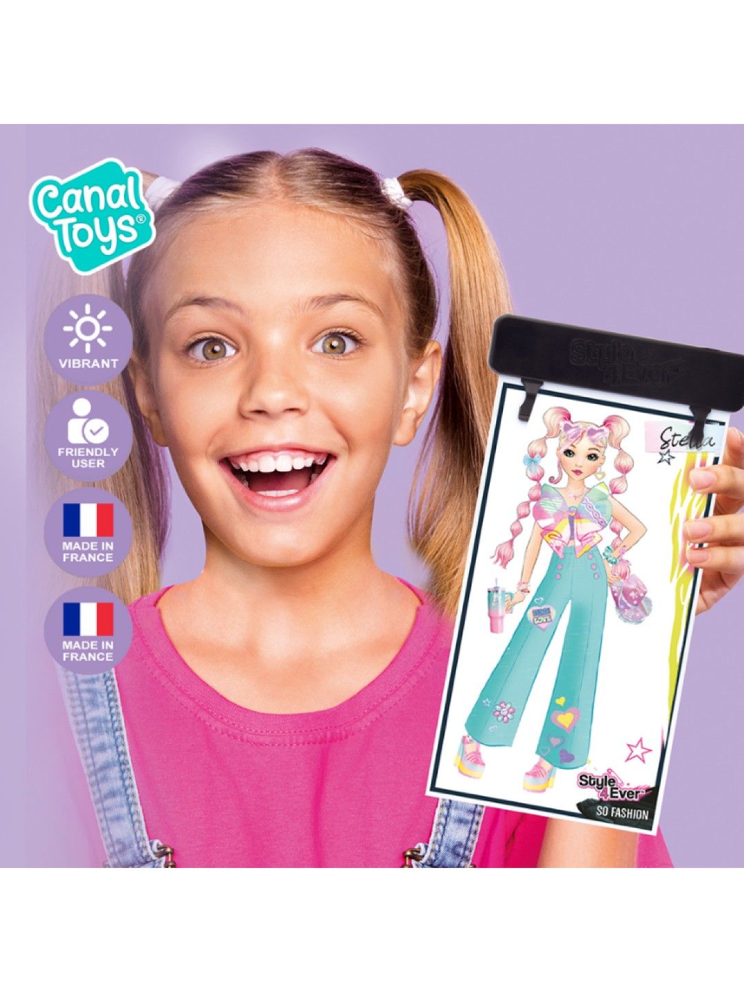 Canal Toys Style 4 Ever Fashion Designer Light Up Pad (No Color- Image 4)