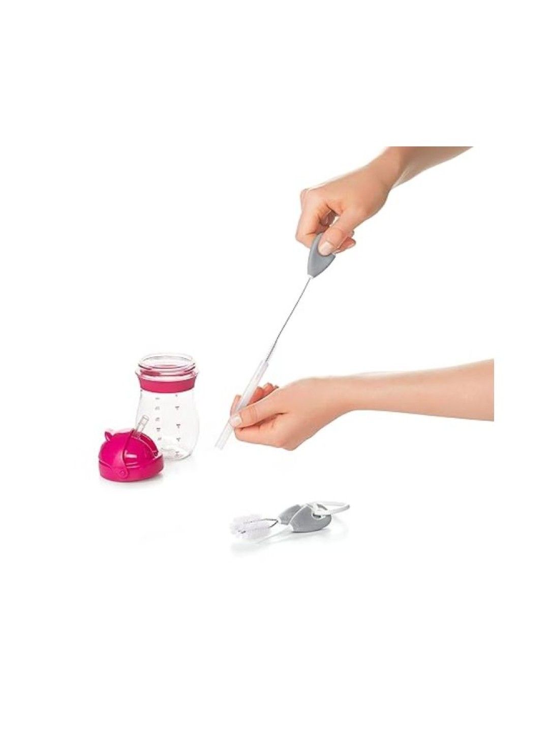Oxo Tot Straw and Sippy Cup Cleaning Set (Gray- Image 4)