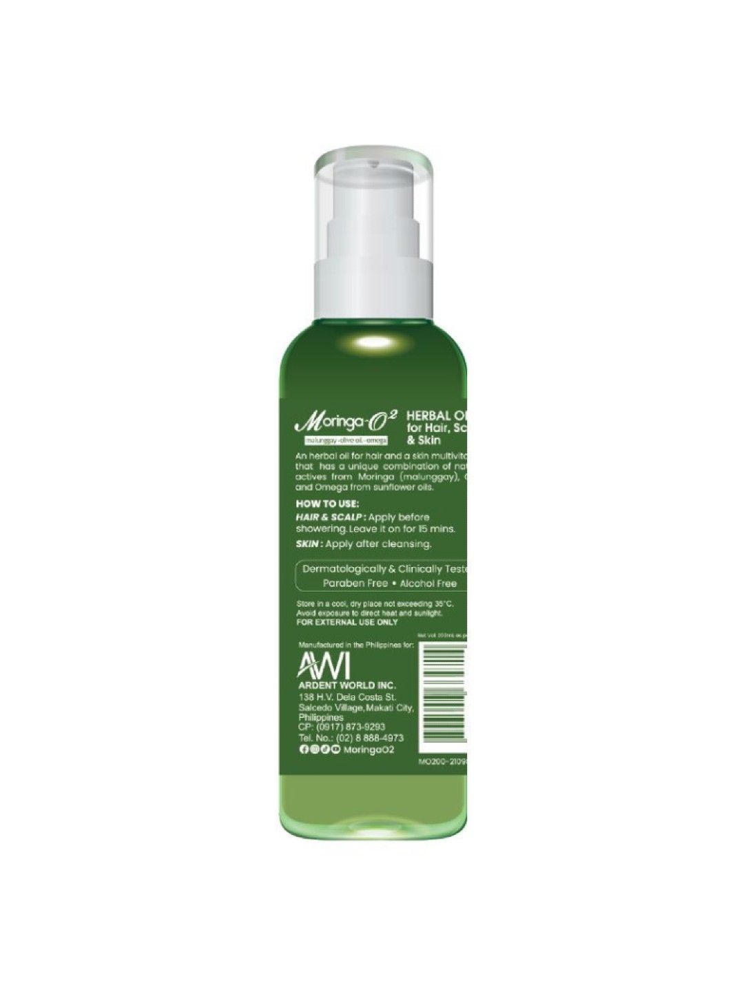 Moringa-O2 Moisturizing Therapy Oil for Hair, Scalp and Skin (200ml) (No Color- Image 4)